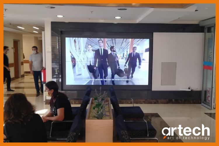 Reyap Çorlu Hastanesi'ne Artech Videowall Çözümlerimizi Konumlandırdık.
