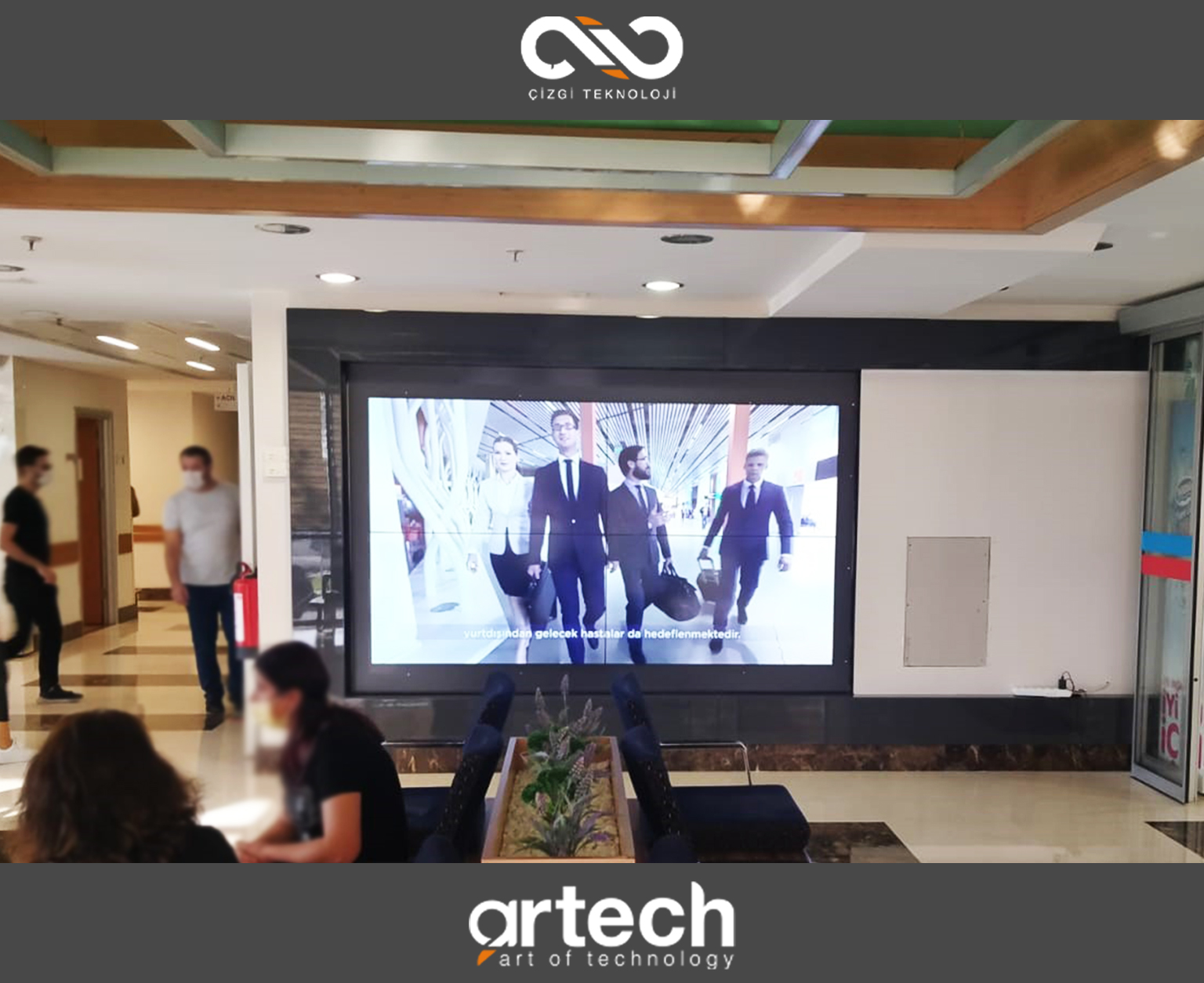 Reyap Çorlu Hastanesi'ne Artech Videowall Çözümlerimizi Konumlandırdık.